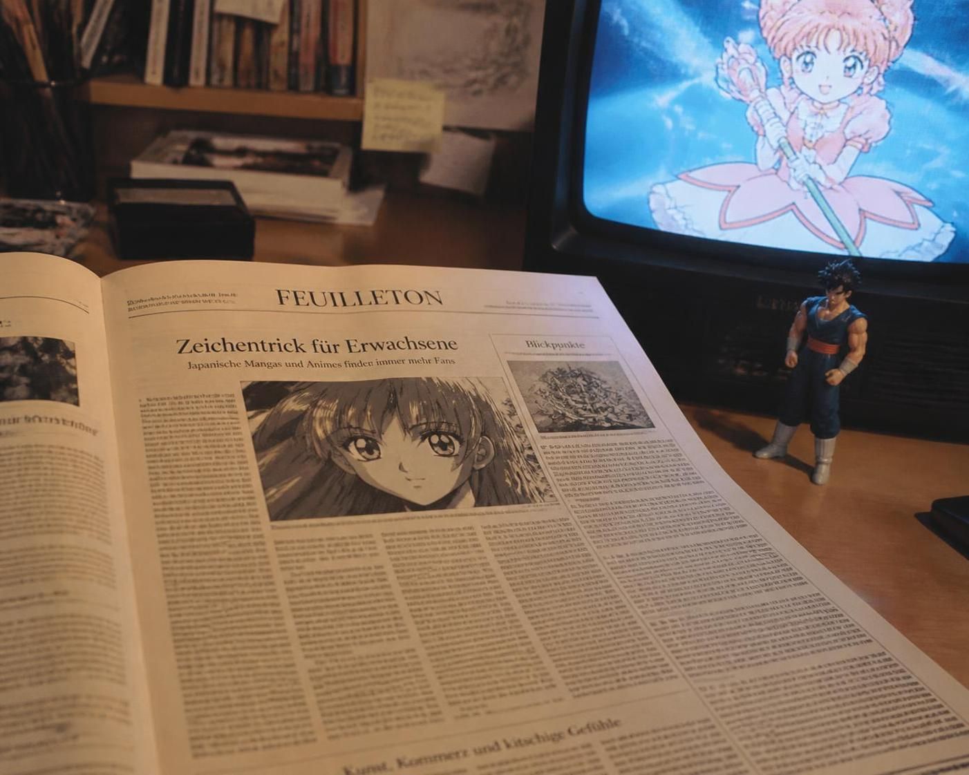 analyse der deutschen presseberichte von 1996 bis 1999 über anime und manga-panik im feuilleton.